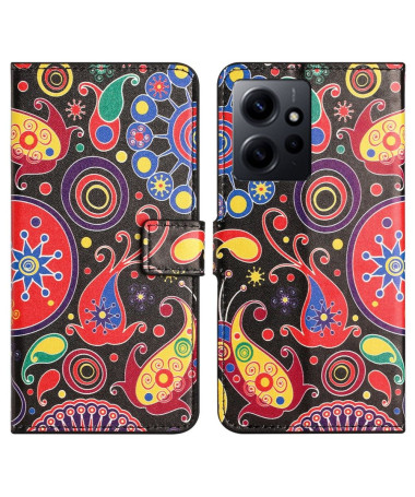 Housse Xiaomi Redmi Note 12 4G Paisley fleur