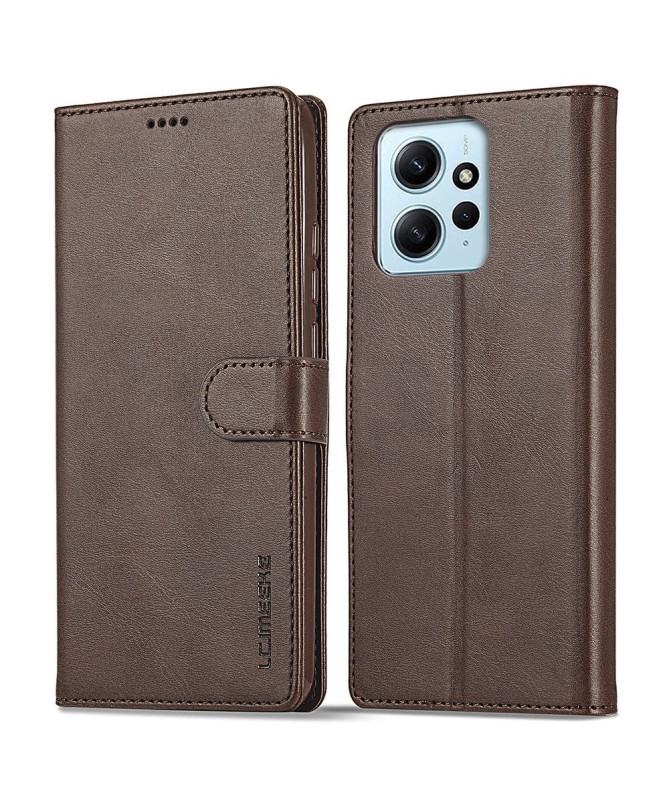Housse Xiaomi Redmi Note 12 Effet Cuir LC.IMEEKE