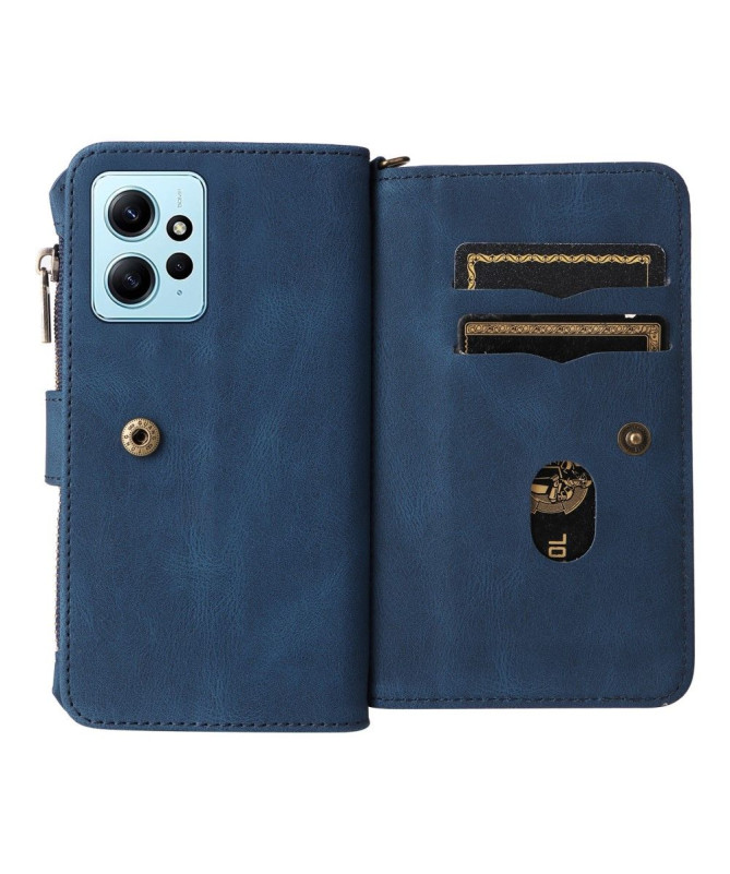 Housse portefeuille Xiaomi Redmi Note 12 à lanière