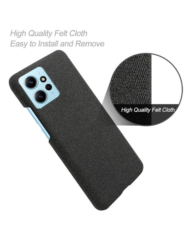 Coque Xiaomi Redmi Note 12 revêtement tissu