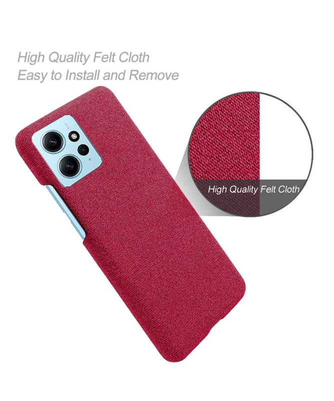 Coque Xiaomi Redmi Note 12 revêtement tissu