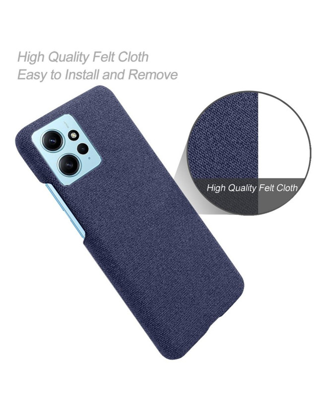 Coque Xiaomi Redmi Note 12 revêtement tissu