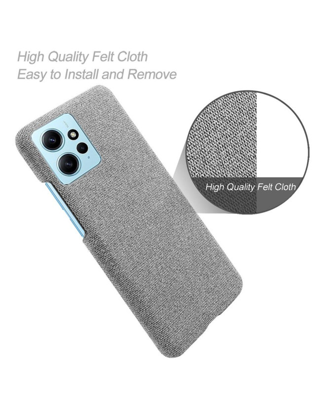 Coque Xiaomi Redmi Note 12 revêtement tissu