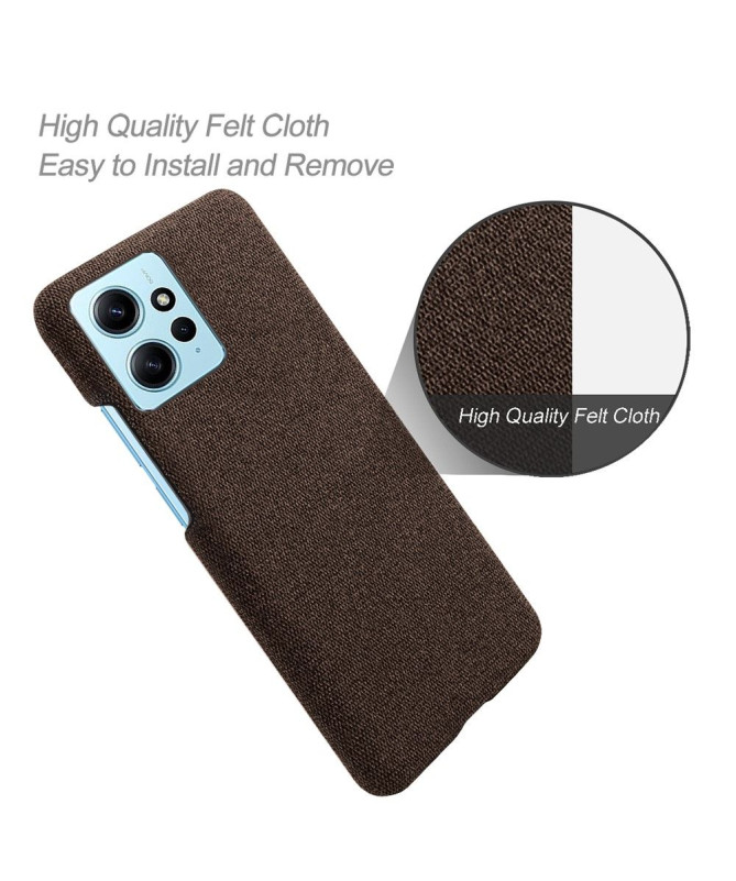 Coque Xiaomi Redmi Note 12 revêtement tissu