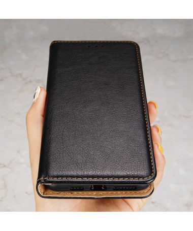 Flip cover Xiaomi Redmi Note 12 PURE simili cuir