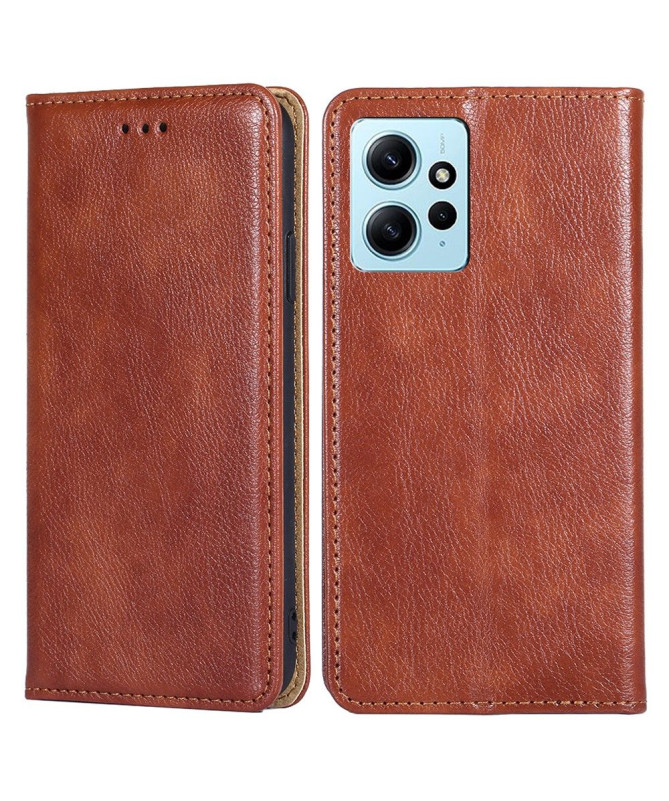 Flip cover Xiaomi Redmi Note 12 PURE simili cuir