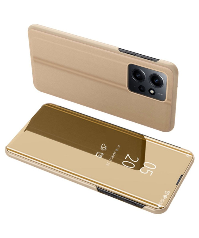 Coque Xiaomi Redmi Note 12 avec rabat effet miroir