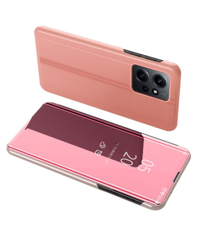 Coque Xiaomi Redmi Note 12 avec rabat effet miroir