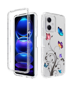 Coque Xiaomi Redmi Note 12 5G / Poco X5 5G Papillons et Fleurs