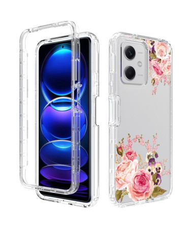 Coque Xiaomi Redmi Note 12 5G / Poco X5 5G Fleurs Rose