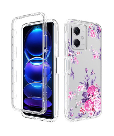 Coque Xiaomi Redmi Note 12 5G / Poco X5 5G Motif Fleurs