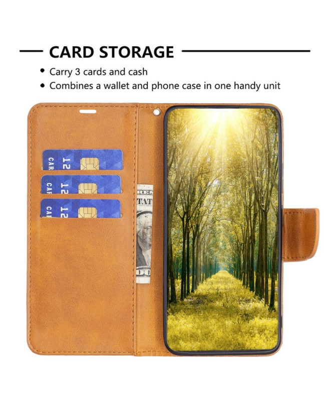 Xiaomi Redmi Note 13 Pro Plus 5G - Étui folio effet cuir mat