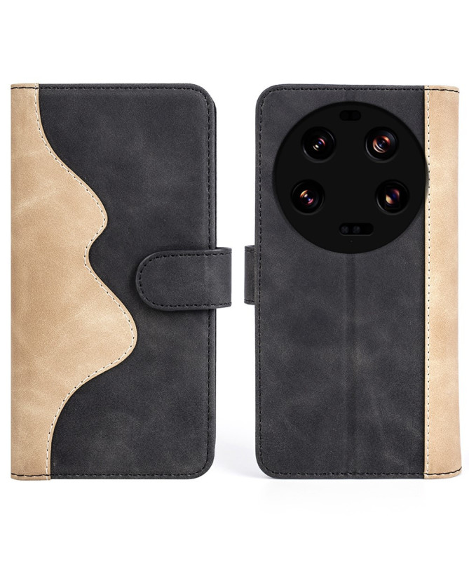 Housse Xiaomi 13 Ultra Stand Folio Bicolore