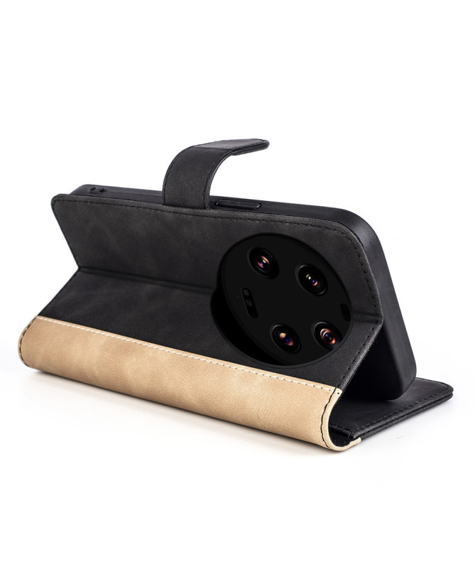 Housse Xiaomi 13 Ultra Stand Folio Bicolore