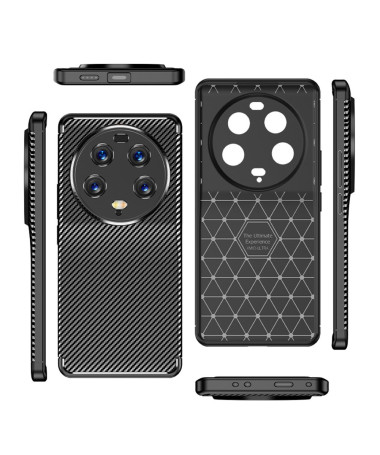 Coque Xiaomi 13 Ultra style fibre de carbone - Noir