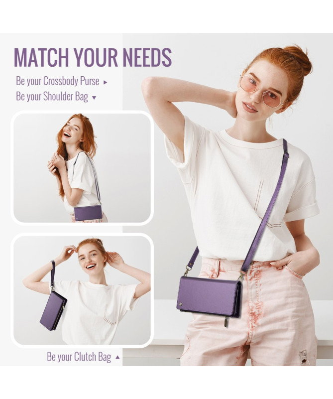 Sac Bandoulière pour Téléphone - Porte-Cartes 12 Emplacements