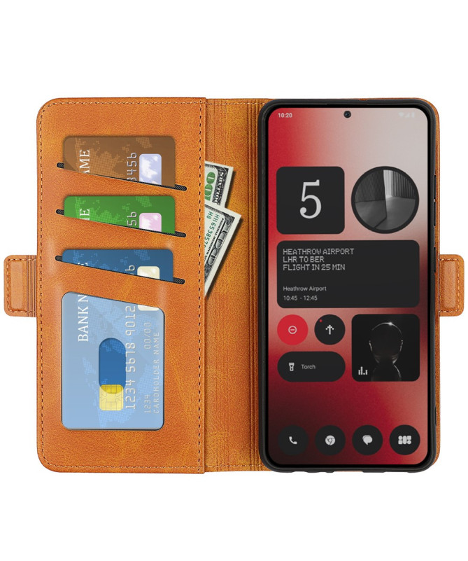 Étui Nothing Phone (2a) Plus / Phone (2a) portefeuille revêtement simi