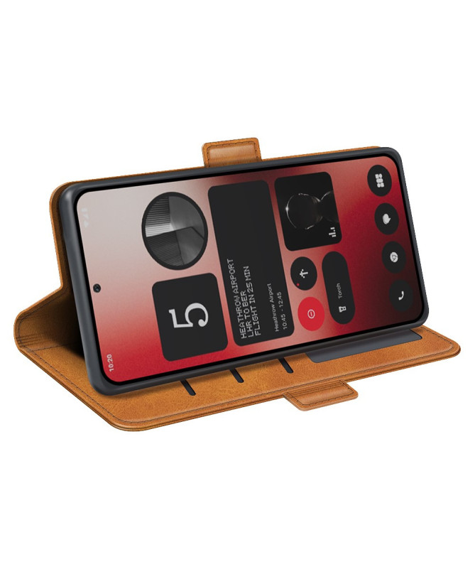 Étui Nothing Phone (2a) Plus / Phone (2a) portefeuille revêtement simi