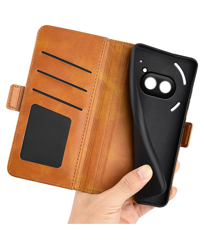 Étui Nothing Phone (2a) Plus / Phone (2a) portefeuille revêtement simi