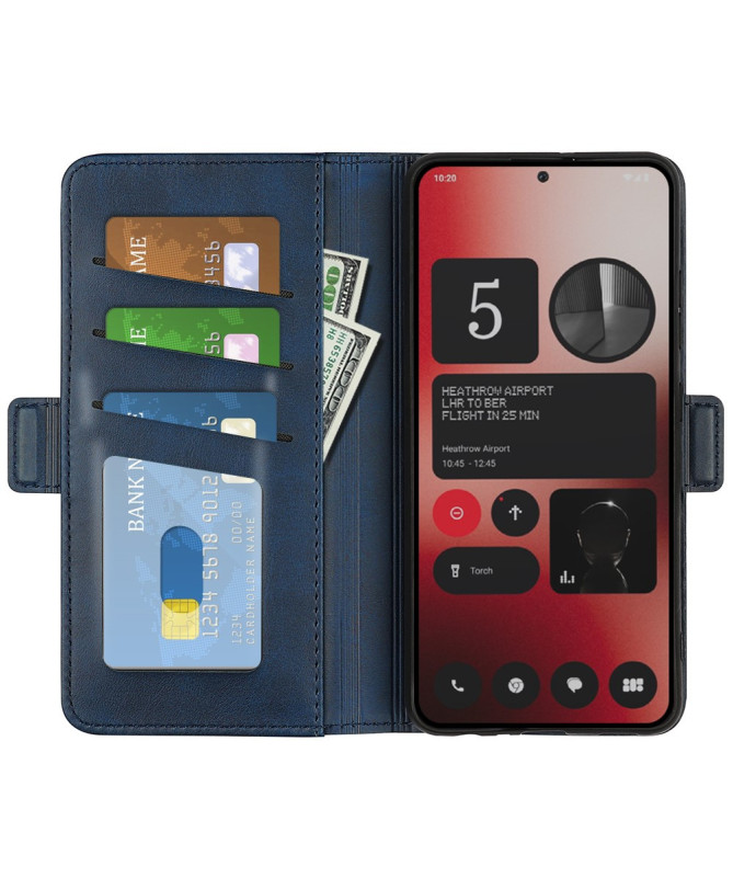 Étui Nothing Phone (2a) Plus / Phone (2a) portefeuille revêtement simi