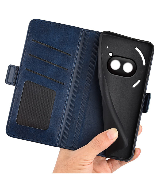 Étui Nothing Phone (2a) Plus / Phone (2a) portefeuille revêtement simi
