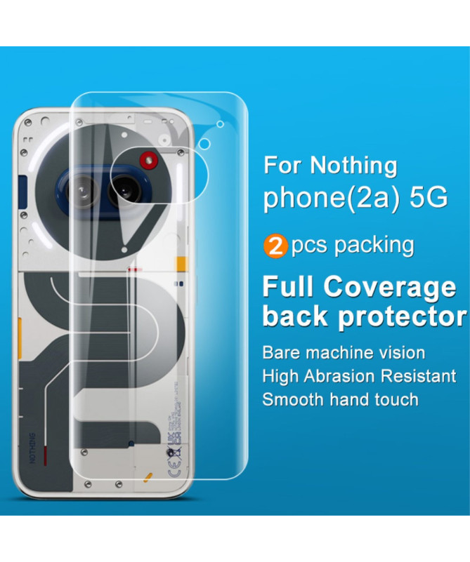 Films de protection Arrière Nothing Phone (2a) Plus / Phone (2a) en hydrogel (2 pièces)