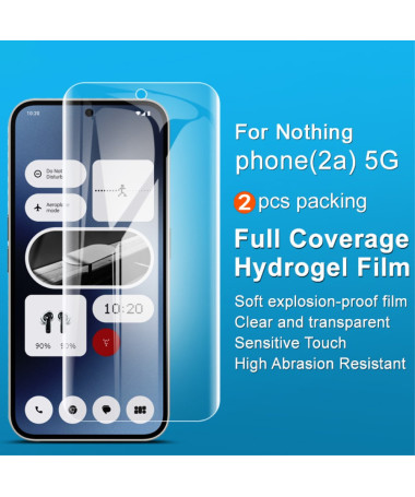 Protection d'écran Nothing Phone (2a) Plus / Phone (2a) en hydrogel (2 pièces)