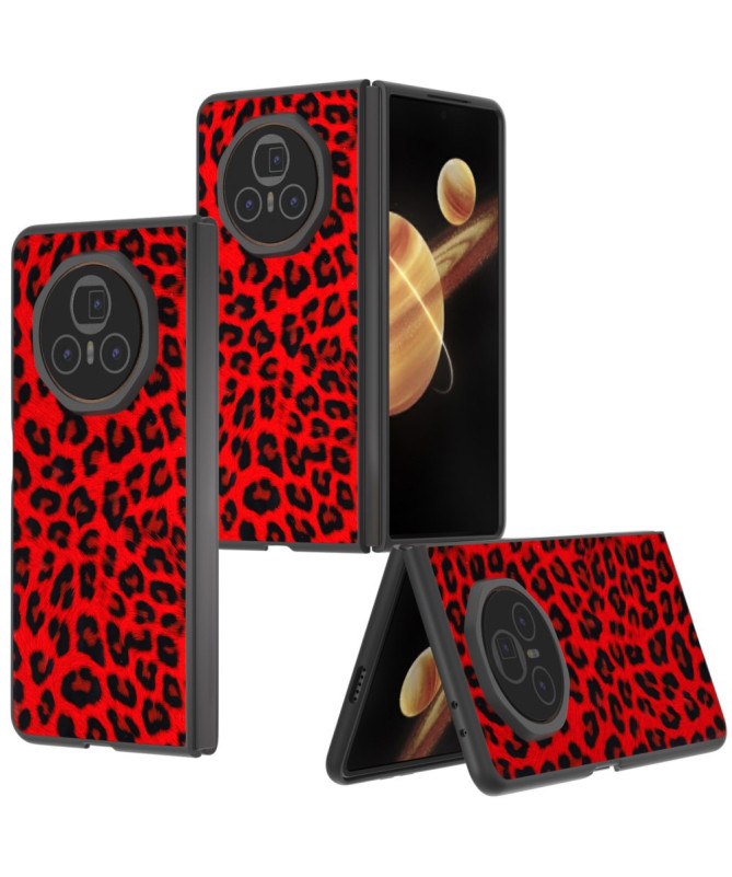 Coque Honor Magic V3 Motif Léopard