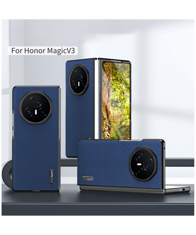 Coque Honor Magic V3 Texture Bois
