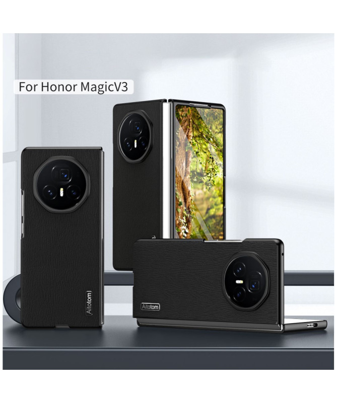 Coque Honor Magic V3 Texture Bois