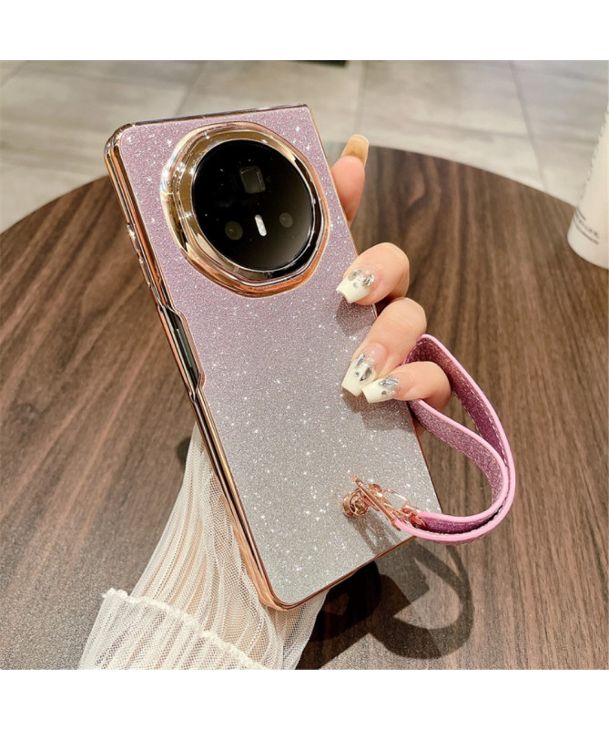 Coque Honor Magic V3 - Aurora Sparkle à Sangle