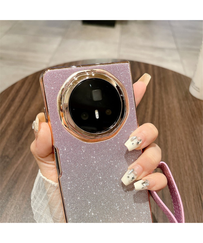 Coque Honor Magic V3 - Aurora Sparkle à Sangle