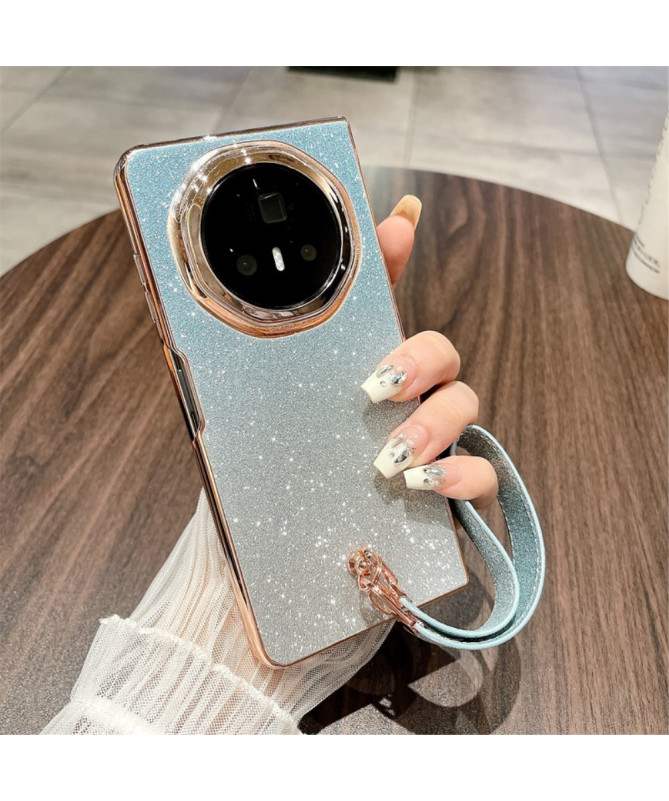 Coque Honor Magic V3 - Aurora Sparkle à Sangle
