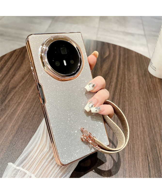 Coque Honor Magic V3 - Aurora Sparkle à Sangle
