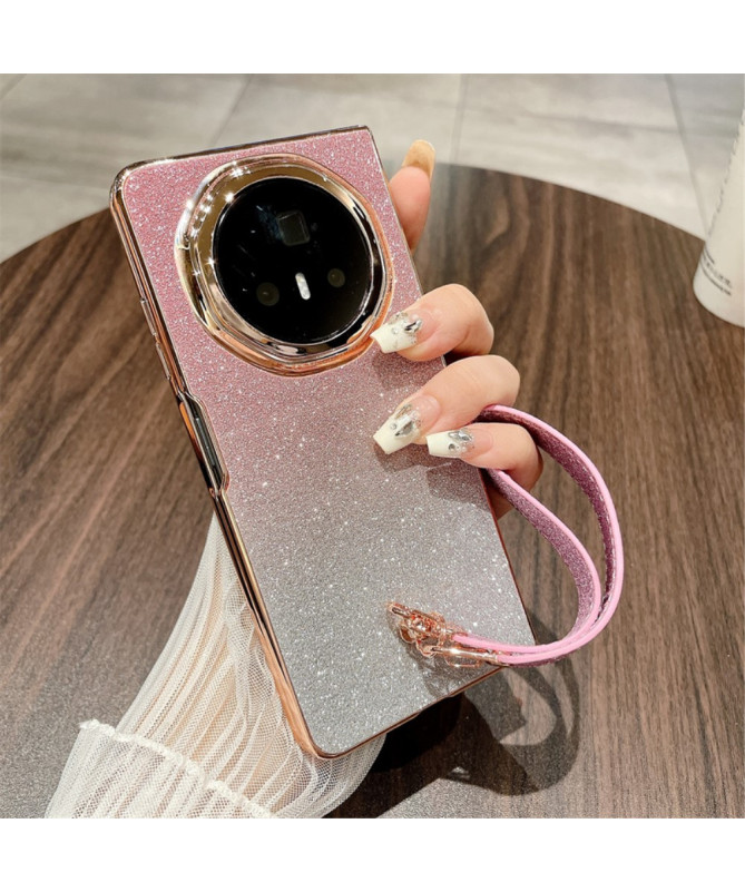Coque Honor Magic V3 - Aurora Sparkle à Sangle
