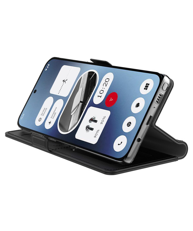 Housse Nothing CMF Phone 1 premium porte cartes avec miroir