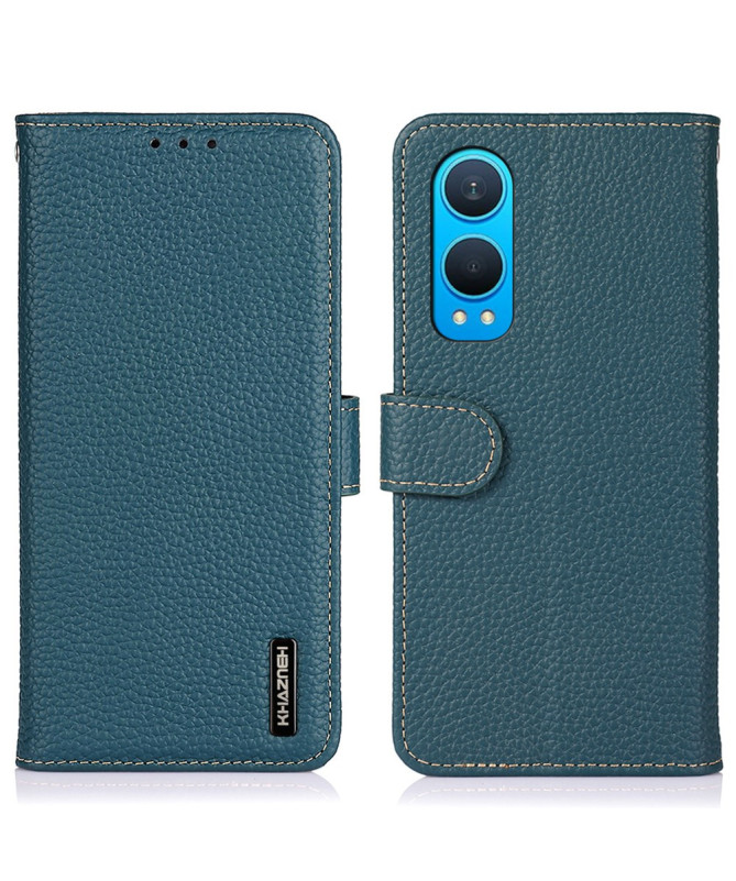 Housse OnePlus Nord CE 4 Lite 5G Cuir Grainé KHAZNEH