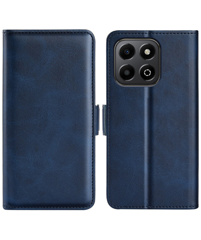 Étui Honor X6b 4G portefeuille revêtement simili cuir mat