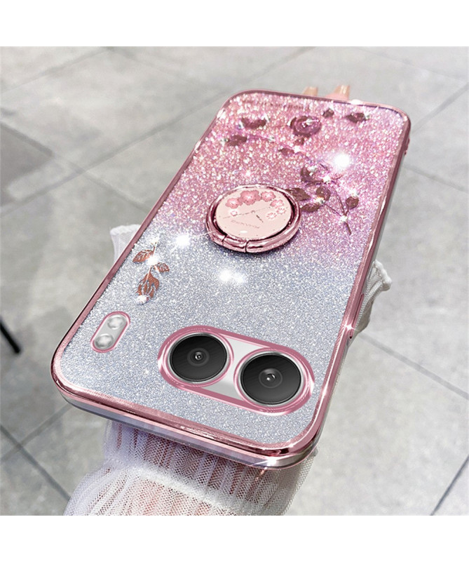 Coque OnePlus Nord 4 Glamour Glitz avec Anneau