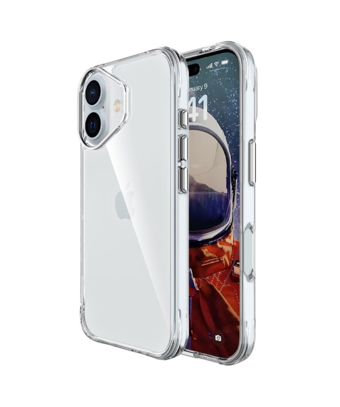 Coque iPhone 16 Crystal Guard - Protection Transparente Antichoc Ultra-Mince