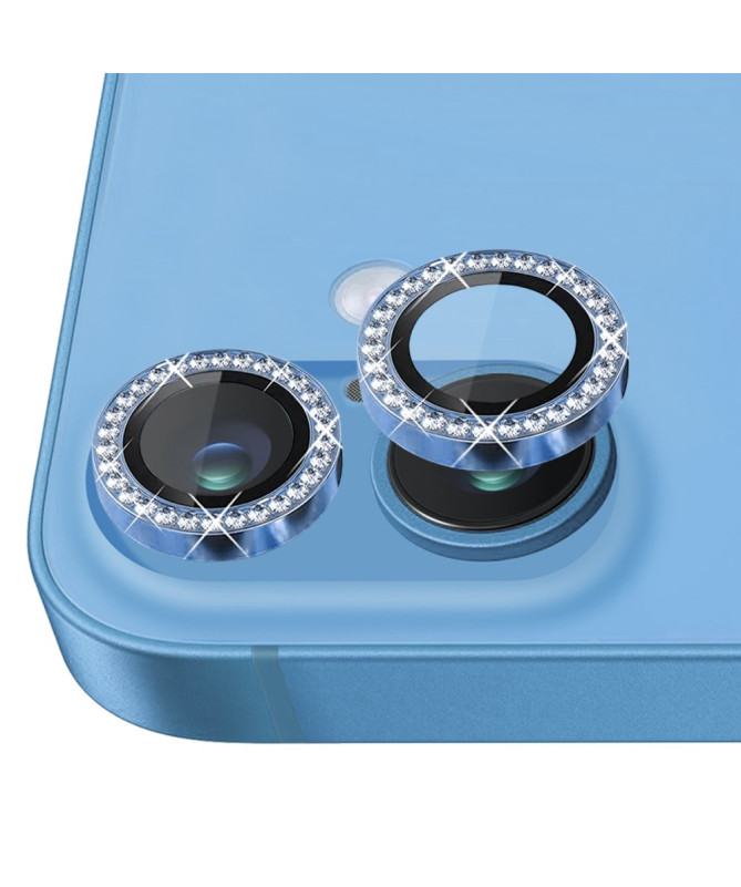 Protecteur d'Objectif iPhone 16 / 16 Plus avec Anneau en Strass