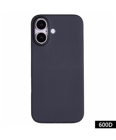 Coque iPhone 16 en Fibre d'Aramide 600D Fine Texture