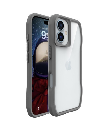 Coque iPhone 16 Racing Style - Protection Renforcée Gris - photo 8
