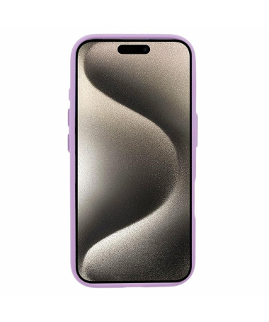 Coque Antichoc Transparente pour iPhone 16 avec Cadre Métallique Violet - photo 16