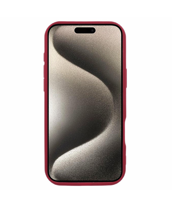 Coque iPhone 16 avec Design Strié et Anti-Dérapant