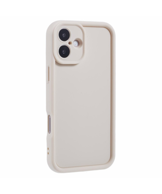 Coque iPhone 16 avec Design Strié et Anti-Dérapant