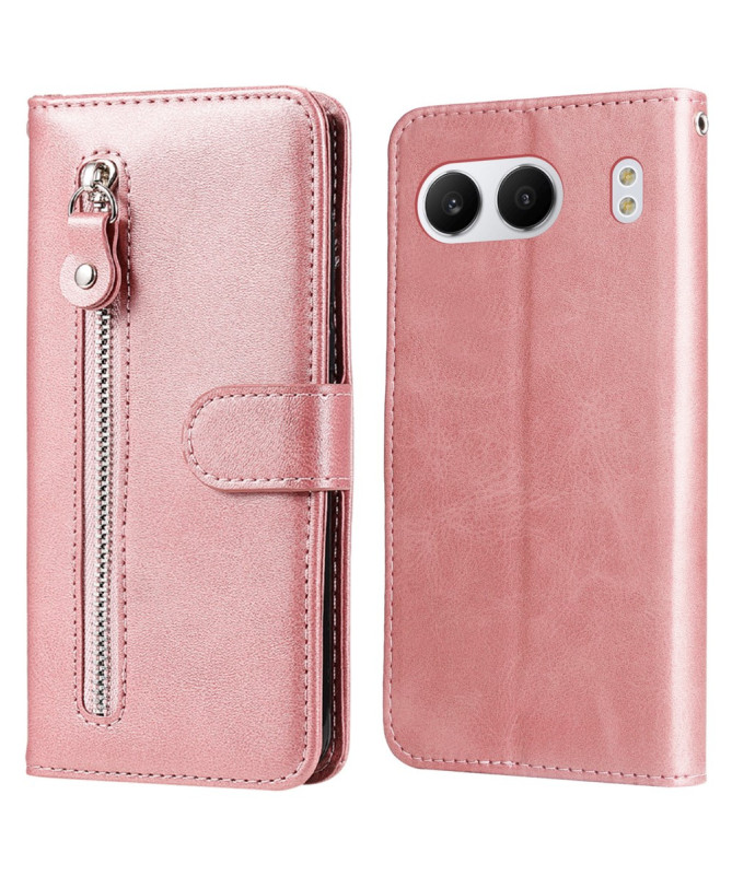 Housse OnePlus Nord 4 Zipper Pocket Fonction Support