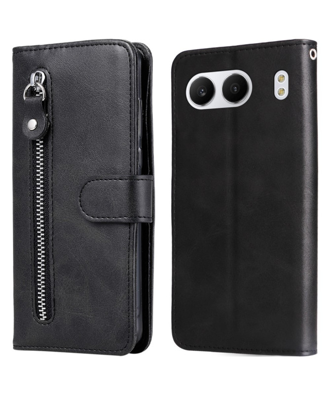 Housse OnePlus Nord 4 Zipper Pocket Fonction Support