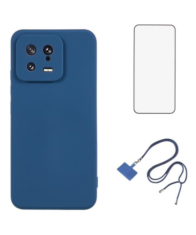Coque Xiaomi 13 avec Film Protecteur et Lanière