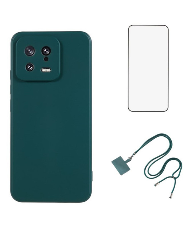 Coque Xiaomi 13 avec Film Protecteur et Lanière